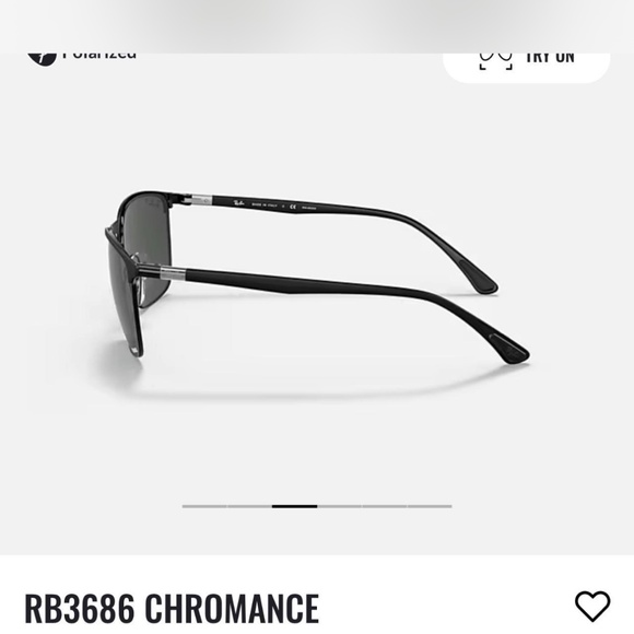 RAY BAN CHROMANCE SUNGLASSES - Picture 2 of 6